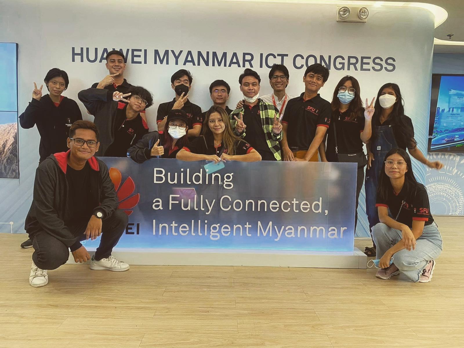 Our SFU visit to Huawei Myanmar